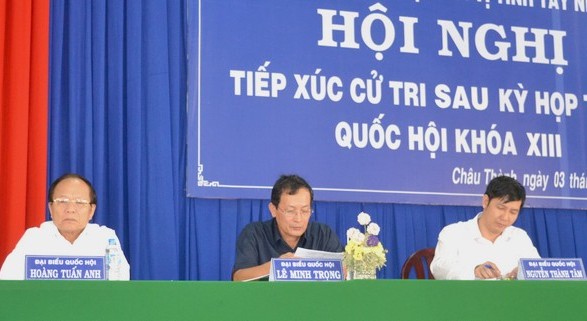 Đoàn ĐBQH tỉnh Tây Ninh tiếp xúc với cử tri Tây Ninh 